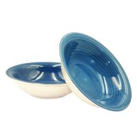 Тарелка глубокая Aria 850мл синяя 2шт.