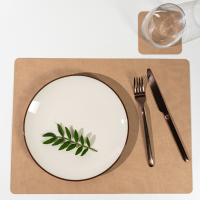 Сервировочная салфетка прямоугольная 30х40 см, песочная, NUPO Vero 514007