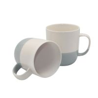 Кружка Solis 400мл бело-серая 2шт.