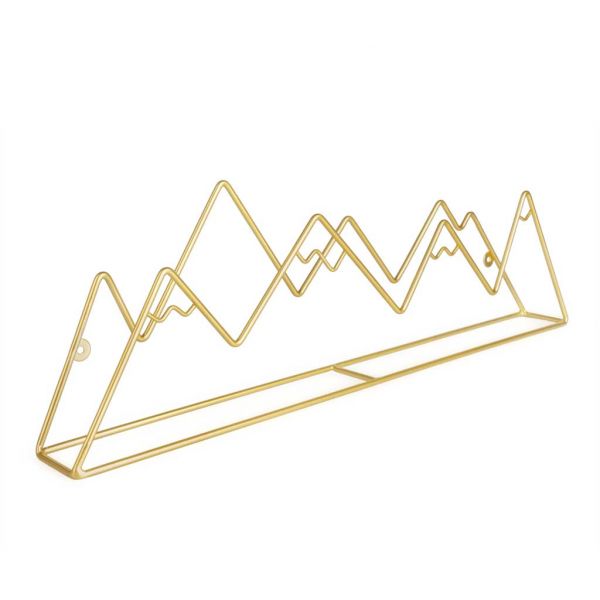 Вешалка настенная Mountain золотая