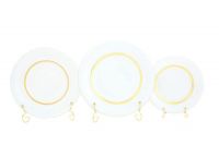 Набор тарелок 18 предметов Золотая отводка 07160119-0867 LEANDER