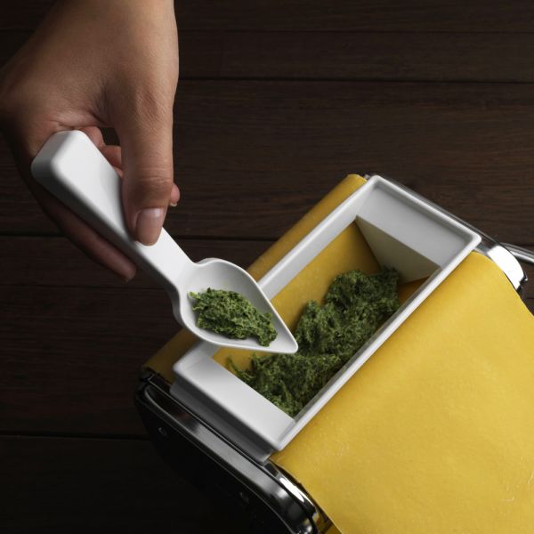 Машинка для приготовления пасты - лапшерезка ручная c 3-мя насадками MultiPasta, алюминий, нержавеющая сталь, пластик, Classic MARCATO
