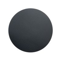 Подставка под горячее круглая из переработанной кожи 24 см, цвет черный, Bull LIND DNA 98112