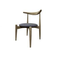 Стул 59.5x61x83 dark grey  ROOMERS FURNITURE