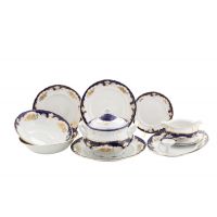 Столовый сервиз Соната 25 предметов на 6 персон Золотая роза, кобальт 07162011-1457 LEANDER