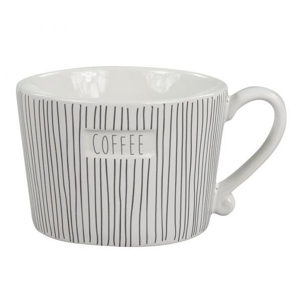 Кружка Bastion Collections White Stripes Coffee Black 