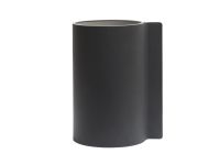 Ваза для цветов с кожаной отделкой, цвет антрацит, LIND DNA 983051