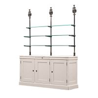 Шкаф Сервинг 173x49x260 mixed  RESTORATION HARDWARE