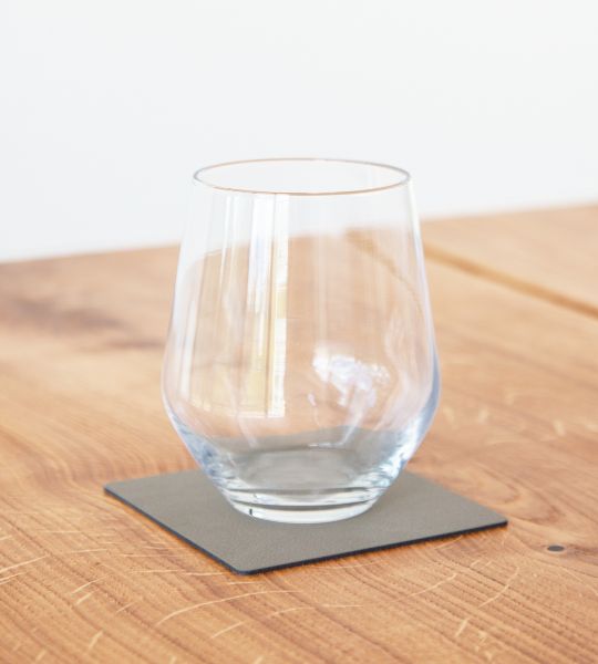 Подставка под кружку из натуральной кожи квадратный 10x10 см, цвет защитный зеленый, NUPO LIND DNA 982496
