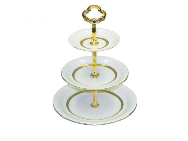 Горка Соната 3 уровня Золотой кант 07196032-1239 LEANDER