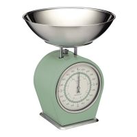 Весы кухонные механические 30x25 см Living Nostalgia, зеленый, KITCHEN CRAFT
