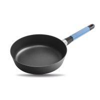 Сотейник ?28cm, с синей силиконовой ручкой, h=7 cm     (10)     30228a