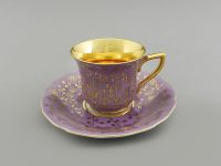 Чашка высокая 50 мл с прямой ножкой 13120413-G341 LEANDER