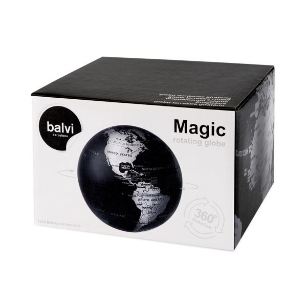 Глобус вращающийся Magic 360° черный