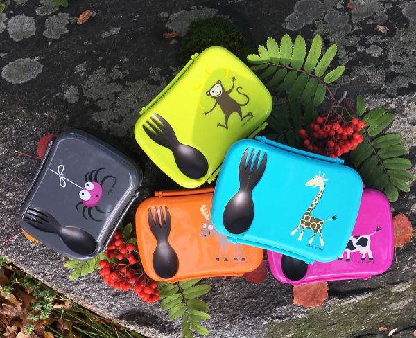 Ланч-бокс детский с охлаждающим элементом N'ice Box™ Moose оранжевый