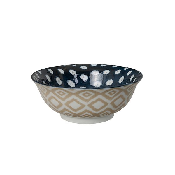 Чаша  Dark Blue Dot/Beige  TOKYO DESIGN