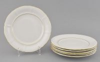 Набор десертных тарелок 17 см, 6 шт Соната Золотая отводка 07160317-1139 LEANDER