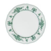 Тарелка 26.5x26.5x3.5 white, green  LE COQ