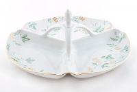 Менажница 29.5 см Зеленные листья 03116438-1381 LEANDER