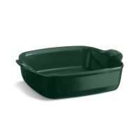 Форма для запекания квадратная 28x23 см, керамика, цвет: кедр 072050