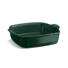 Форма для запекания квадратная 28x23 см, керамика, цвет: кедр 072050