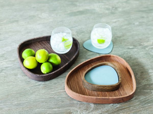 Сервировочное блюдо деревянное, цвет натуральный дуб, LIND DNA 98779