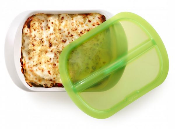 Керамическая форма для запекания с силиконовой крышкой 3-4 порции 2 л Lekue 