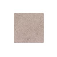 Подставка под кружку из натуральной кожи квадратный 10x10 см, цвет теплый серый, Bull LIND DNA 990264