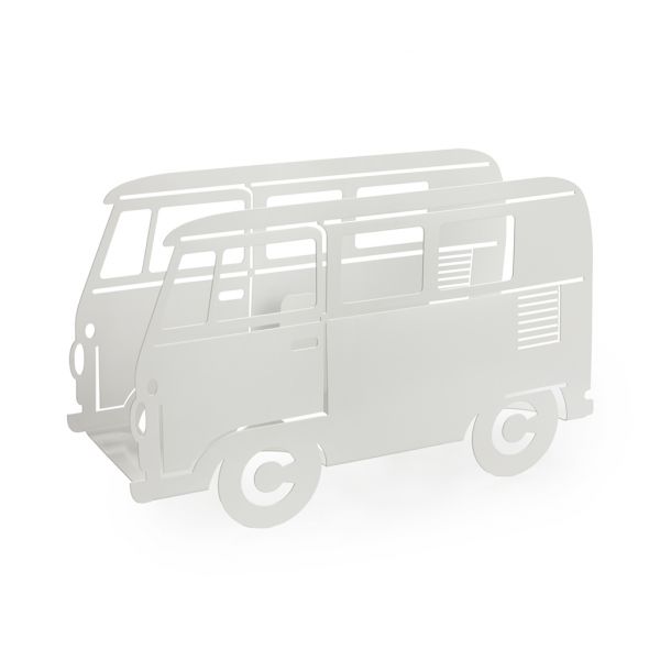 Газетница Van белая