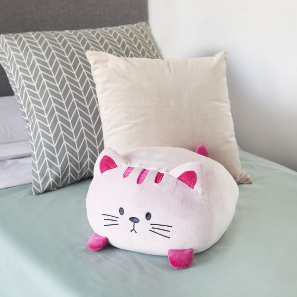 Подушка диванная Kitty розовая