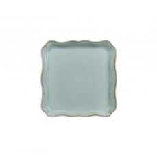 Тарелка квадратная Alentejo 21x21 см, керамика, бирюзовый, Costa Nova