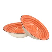 Тарелка глубокая Aria 850 мл оранжевый 2 шт Papi