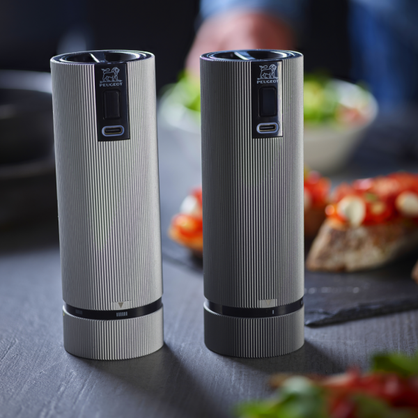 Набор: мельница для соли и мельница для перца электрические, 15 см, Line Z, цвет алюминий, карбон Peugeot 2/4314800