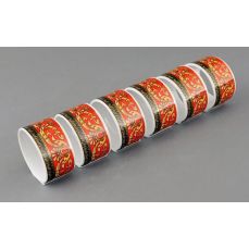 Кольцо для салфеток (6 штук) Версаче, красная лента 2164611-B979 LEANDER