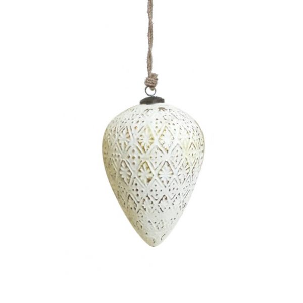 Новогодняя игрушка 26x17x17 см white, gold ROOMERS FURNITURE