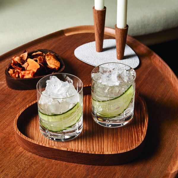 Сервировочное блюдо деревянное, цвет натуральный дуб, LIND DNA 98779