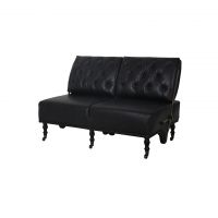 Диван 127x75x83 см black ROOMERS FURNITURE