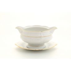 Соусница круглая с подставкой 350 мл Золотая отводка 07112137-1139 LEANDER