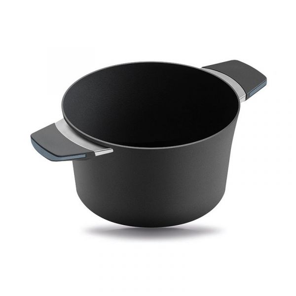 Кастрюля серая ?20cm, 2,5 л. С крышкой и цветной упаковкой     (6)     30250g