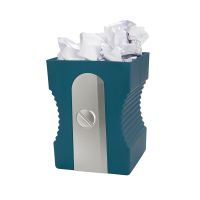 Корзина для бумаг Sharpener темно-синяя