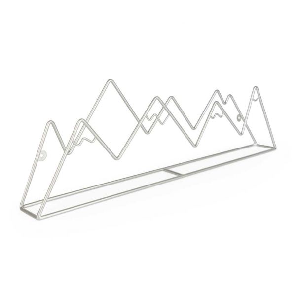 Вешалка настенная Balvi Mountain серебряная 