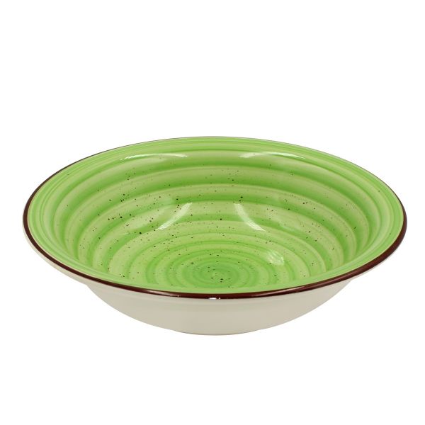 Тарелка глубокая Aria 850мл зеленый 2шт.