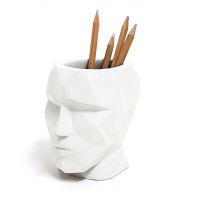 Подставка для канцелярских принадлежностей The Head белый