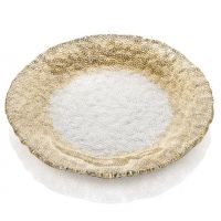 IVV Тарелка широкая плоская Tricot Gold