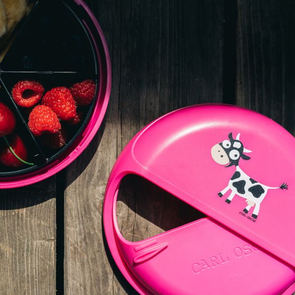 Ланч-бокс для перекусов BentoDISC™ Cow фиолетовый