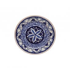 Тарелка закусочная 22.9 см ALENTEJO TERRACOTA blue/white CASAFINA BY COSTA NOVA