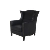 Кресло 81x91x103 см black ROOMERS FURNITURE