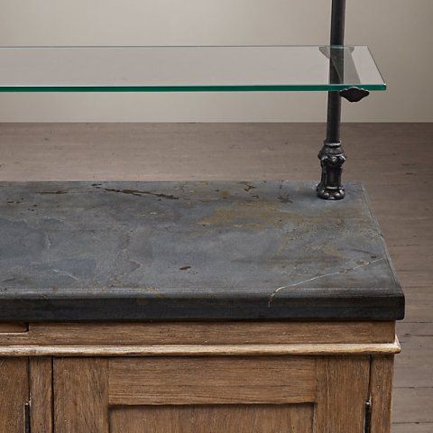 Шкаф Сервинг 173x49x260 mixed  RESTORATION HARDWARE