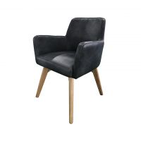 Полукресло 60x61x84 Titan Gray#67  ROOMERS FURNITURE