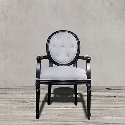 Полукресло Луи 52x40x95 grey  ROOMERS FURNITURE